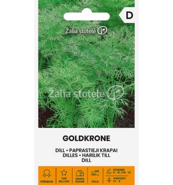 Sėklos krapai paprastieji GOLDKRONE