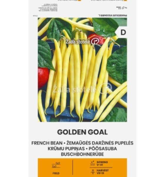 Sėklos Pupelės žemaūgės GOLDEN GOAL 20 g