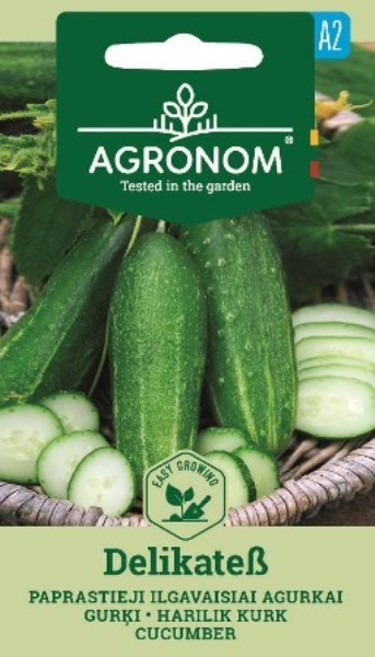 Sėklos ilgavaisių agurkų DELIKATES Agronom