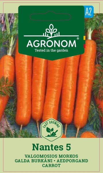 Sėklos morkų NANTES 5 Agronom