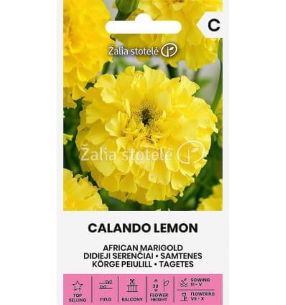 Sėklos Serenčiai didieji CALANDO LEMON 0,5 g