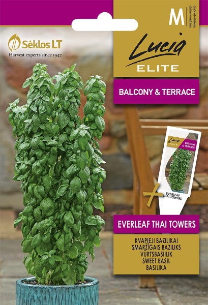 Sėklos Bazilikai kvapieji EVERLEAF THAI TOWERS