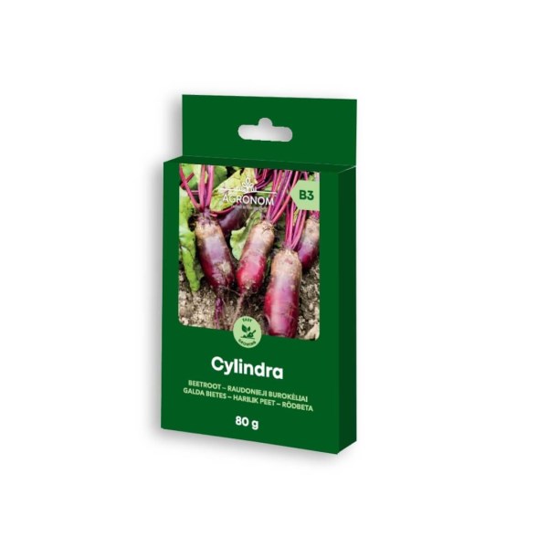 Sėklos Burokėliai raudonieji CYLINDRA 80 g