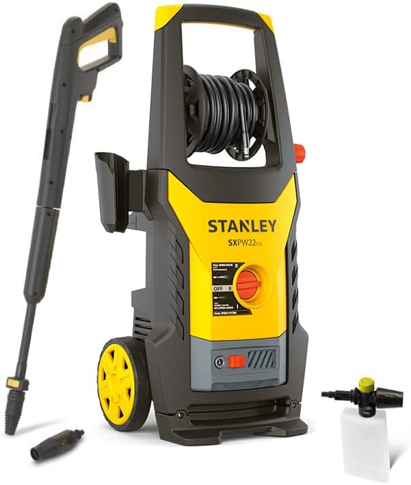 Aukšto slėgio plovimo įrenginys STANLEY SXPW22DSS-E High Pressure Washer (2200 W, 160 bar, 460 l/h) | Stanley 2200 W | 160 bar | 460 l/h