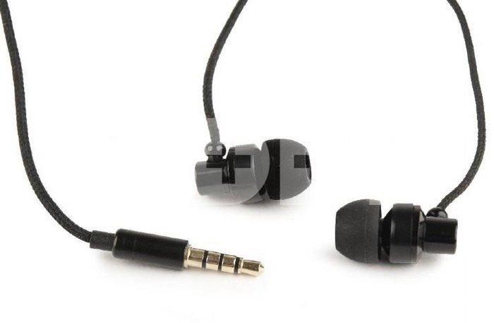 Gembird Metal earphones with microphone "Paris" 3.5 mm, Black, Built-in microphone