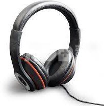 Gembird Stereo headset, "Los Angeles" + microphone, passive noise canceling Black, 3.5 mm