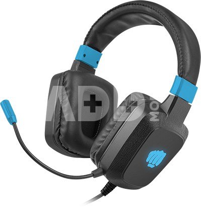 Fury Gaming Headset Raptor Built-in microphone, Black/Blue