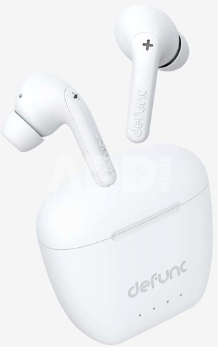 Defunc True Audio Earbuds, In-Ear, Wireless, White