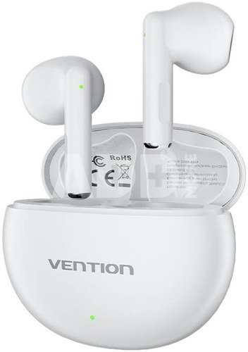 Wireless earphones, Vention, NBKW0, Earbuds Elf E06 (white)