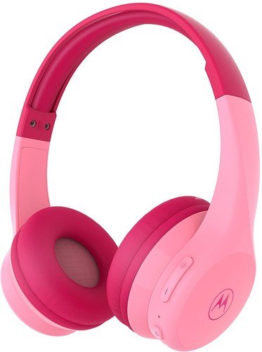 Motorola Kids Headphones Moto JR300 Built-in microphone, Over-Ear, Wireless, Bluetooth, Pink