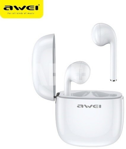 AWEI Earphones Bluetooth T28 TWS+docking White