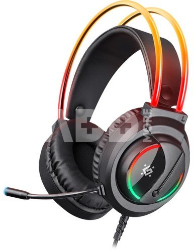 Defender HEADPHONES WITH MICROPH ONE FLAME RGB