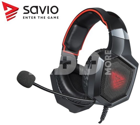 Elmak Gaming headphones SAVIO FORGE Jack 3.5mm + USB