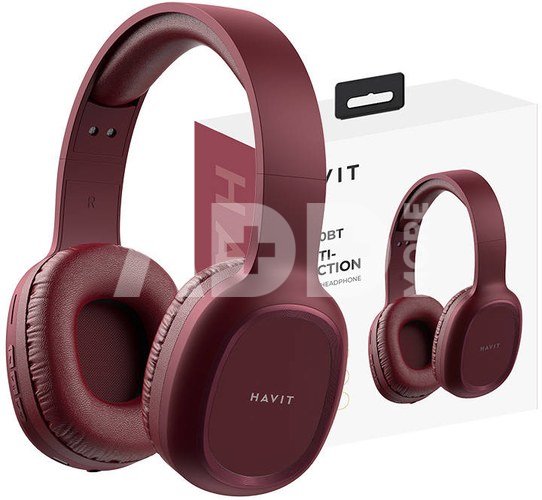 Havit H2590BT PRO Wireless Bluetooth headphones (red)