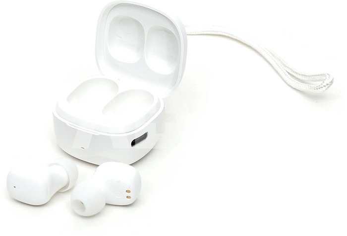 Platinet wireless earbuds PM1001W TWS, white (45924)