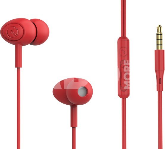 Tellur Basic Gamma wired in-ear headphones red