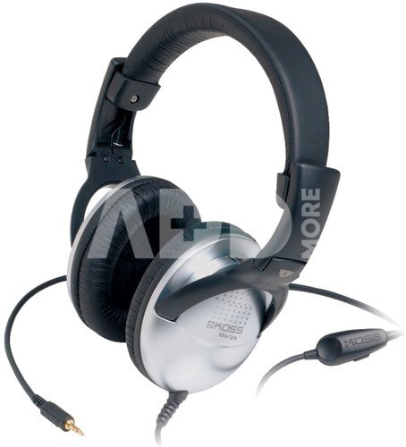 Koss Headphones UR20 Headband/On-Ear, 3.5mm (1/8 inch), Black/Silver, Noice canceling,