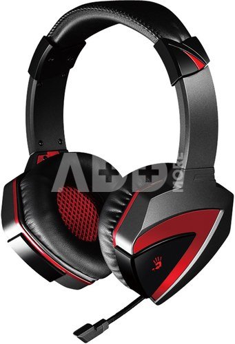 A4Tech Bloody 7.1 surround sound stereo gaming headset G500 (Black/Red)