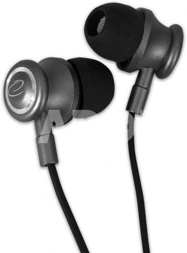 Esperanza METAL EARPHONES WITH MICROPHONE BLACK