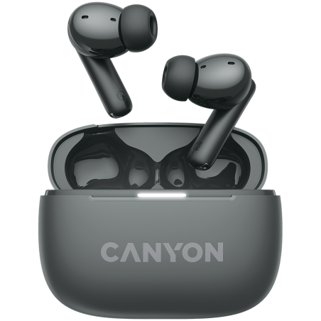 CANYON headset OnGo TWS-10 ANC+ENC Grey|CNS-TWS10BK