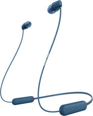 Sony WI-C100 Wireless In-Ear Headphones, Blue