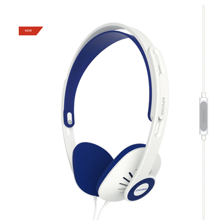Koss | Headphones | KPH30iW | Wired | On-Ear | Microphone | White|195166