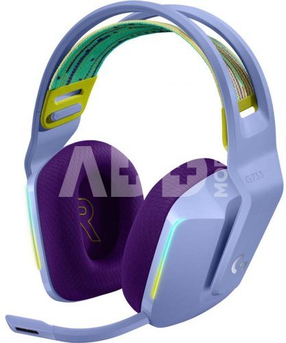 Logitech G733 Wireless Lightspeed Headset Lilac 981-000890