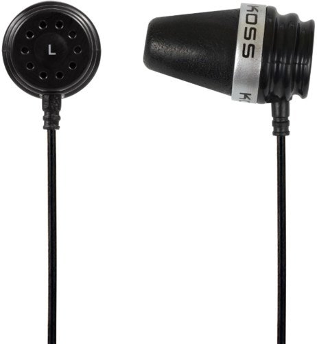 Koss Headphones Sparkplug In-ear, 3.5 mm, Black, Noice canceling,