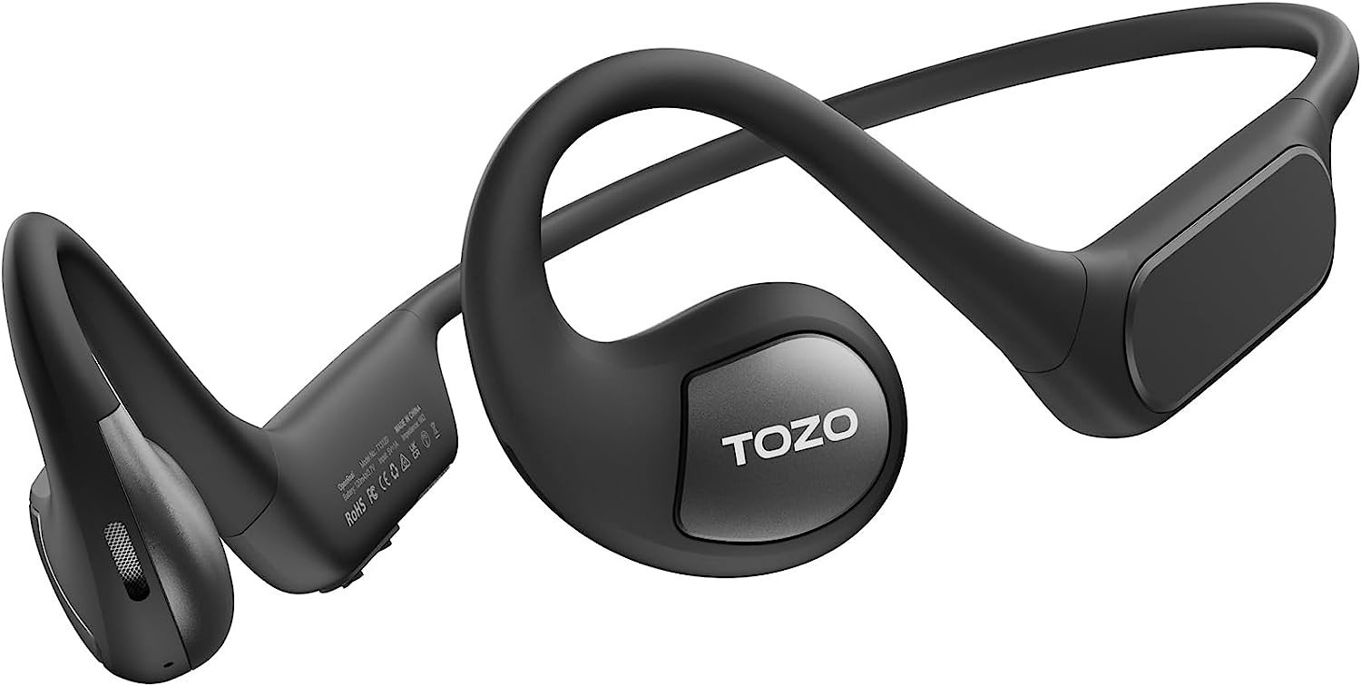 Belaidės ausinės Tozo Openreal TWS Bluetooth Earbuds Black