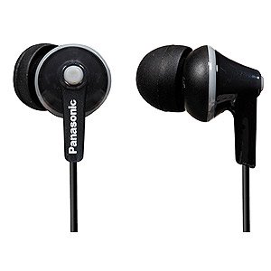 Ausinės PANASONIC RP-HJE125E-K į ausis, juodos