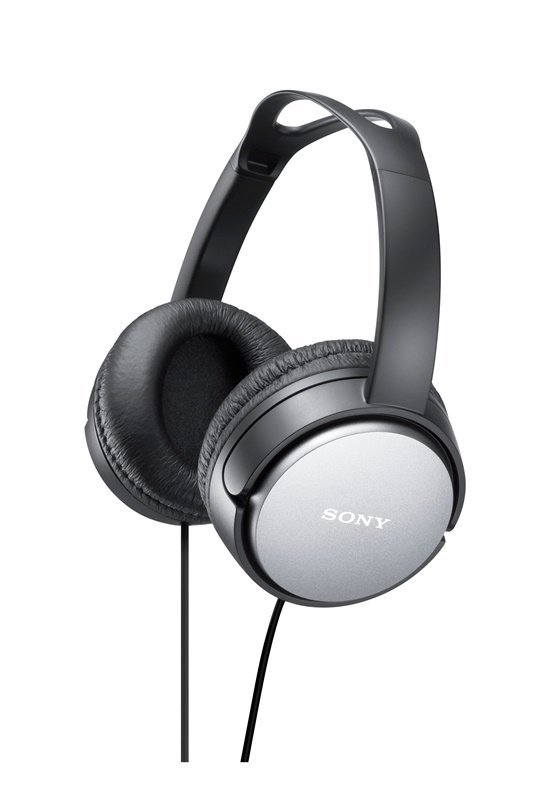 Ausinės SONY MDRXD150B.AE ant ausų, pilkai juodos