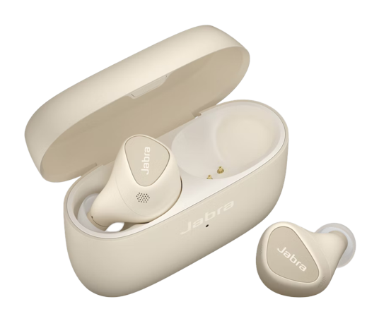 Ausinės Jabra Elite 5, belaidės, į ausis, Gold Beige