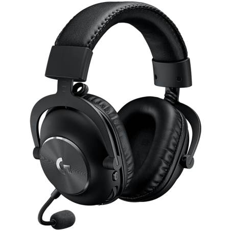 LOGITECH G PRO X Gaming Headset - BLACK - USB + Stand - EMEA-914|991-000358