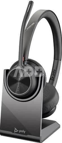 POLY Voyager 4320-MS-Teams USB-C/BT700 Headphones + Charging Stand 77Z32AA