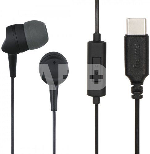 Hama InEar stereo earphones sea II black