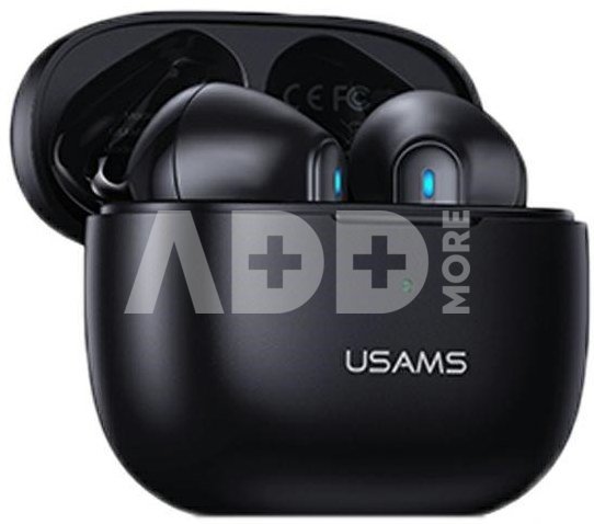 USAMS Bluetooth Headphones TW S 5.2 NX10 Dual mic black