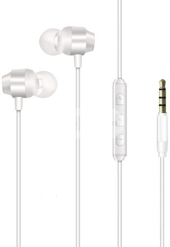 Energizer Wired headphones 3,5 mm jack white