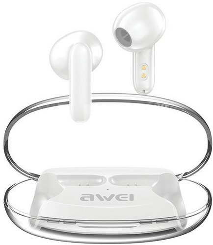 AWEI Bluetooth headphones 5.3 T85 ENC TWS white