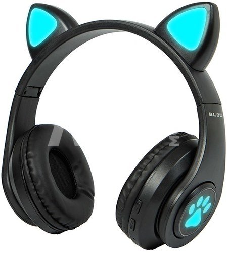 BLOW Wireless headset Bluetooth 5.0 LED for kids black ears