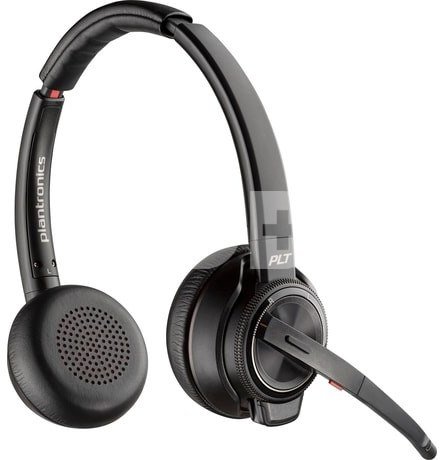 POLY Savi 8220 UC Microsoft Teams Certified DECT 1880-1900 MHz USB-A Headset (8D3F5AA)