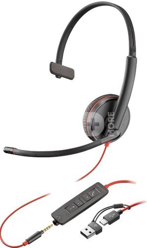 POLY Blackwire 3215 USB-C/A Headset+3,5mm 8X227A