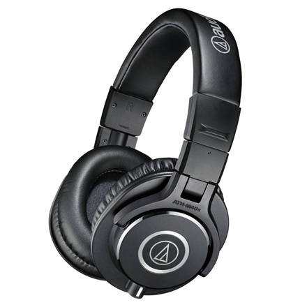 Ausinės Audio Technica ATH-M40X Dynamic Headphones, Wired, On-Ear, 3.5 mm, Black