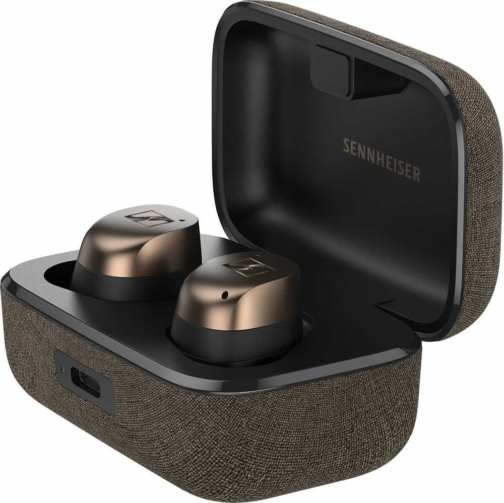Sennheiser MOMENTUM True Wireless 4, triukšmo slopinimas, juodos/vario - Belaidės ausinės, 700367