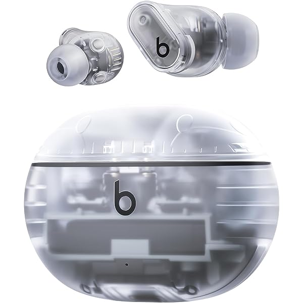 Beats Studio Buds + – True Wireless Noise Cancelling Earphones – Transparent - belaidės ausinės
