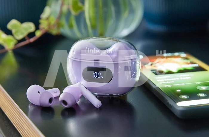 HEADSET BUDS PLUS T310AE/PURPLE 3720313 INTENSO