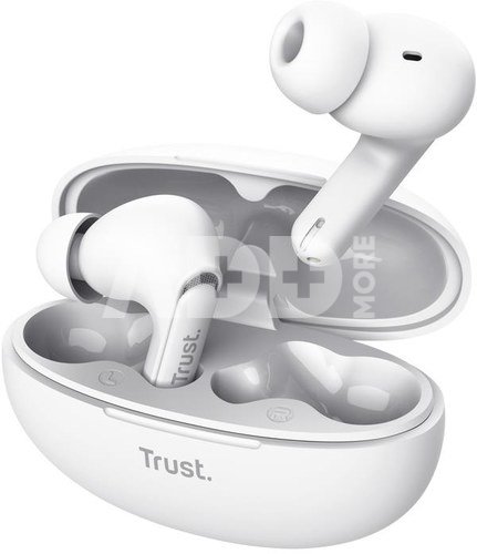 HEADSET EARBUDS YAVI BT ENC/WHITE 25172 TRUST