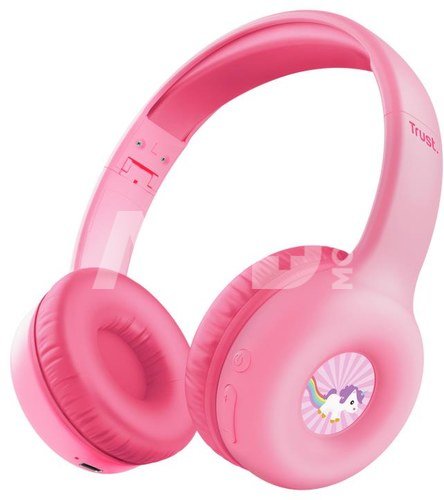 HEADPHONES WRL NOUNA KIDS/PINK 25274 TRUST