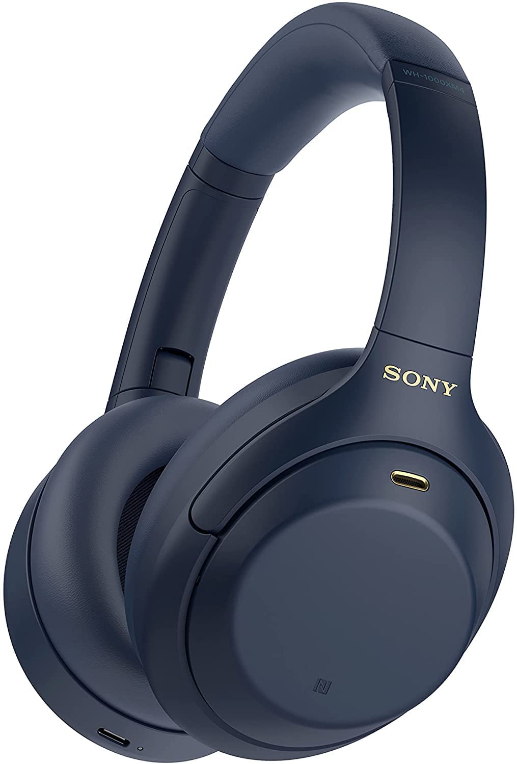Sony WH-1000XM4 belaidės triukšmą slopinančios ausinės, mėlynos