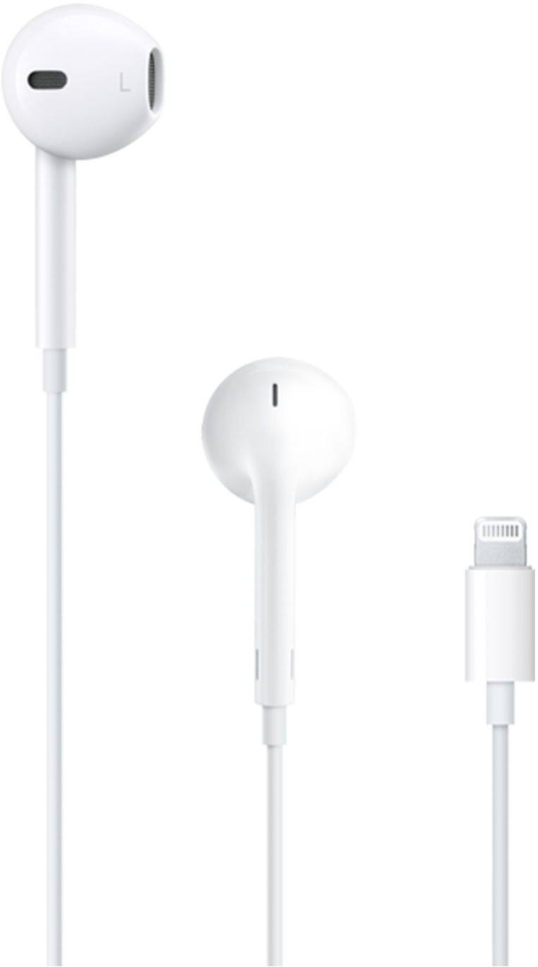 Ausinės APPLE EarPods su lightning jungtimi, baltos, MMTN2ZM/A