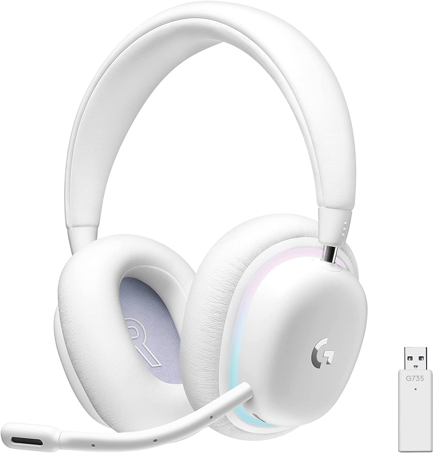 Ausinės Logitech G735, white